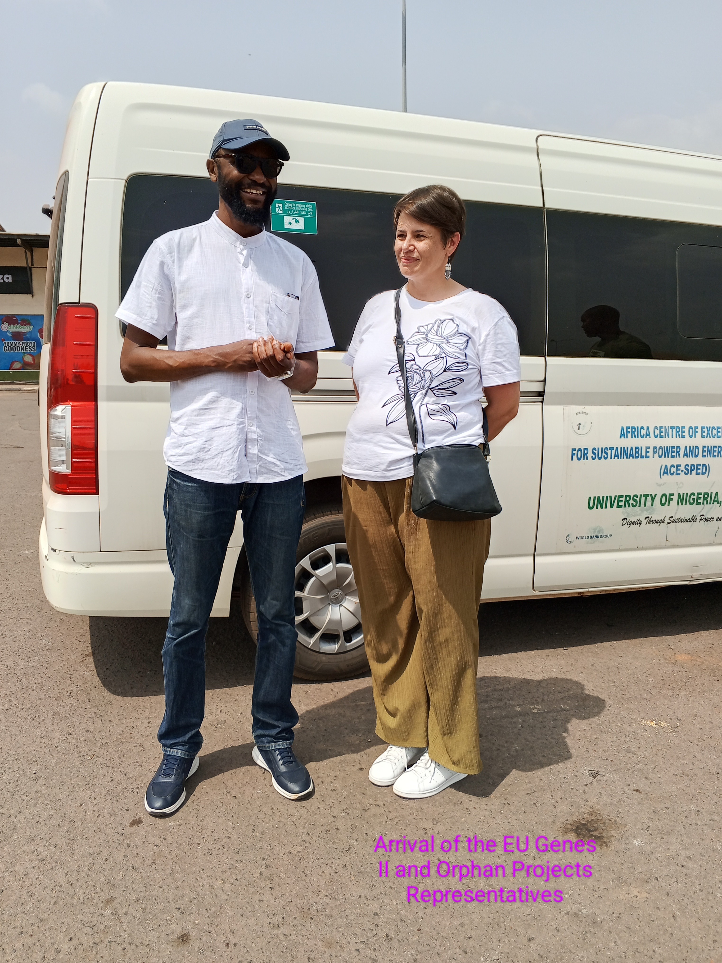 Arrival of the EU GENES II and Orphan Projects Representatives