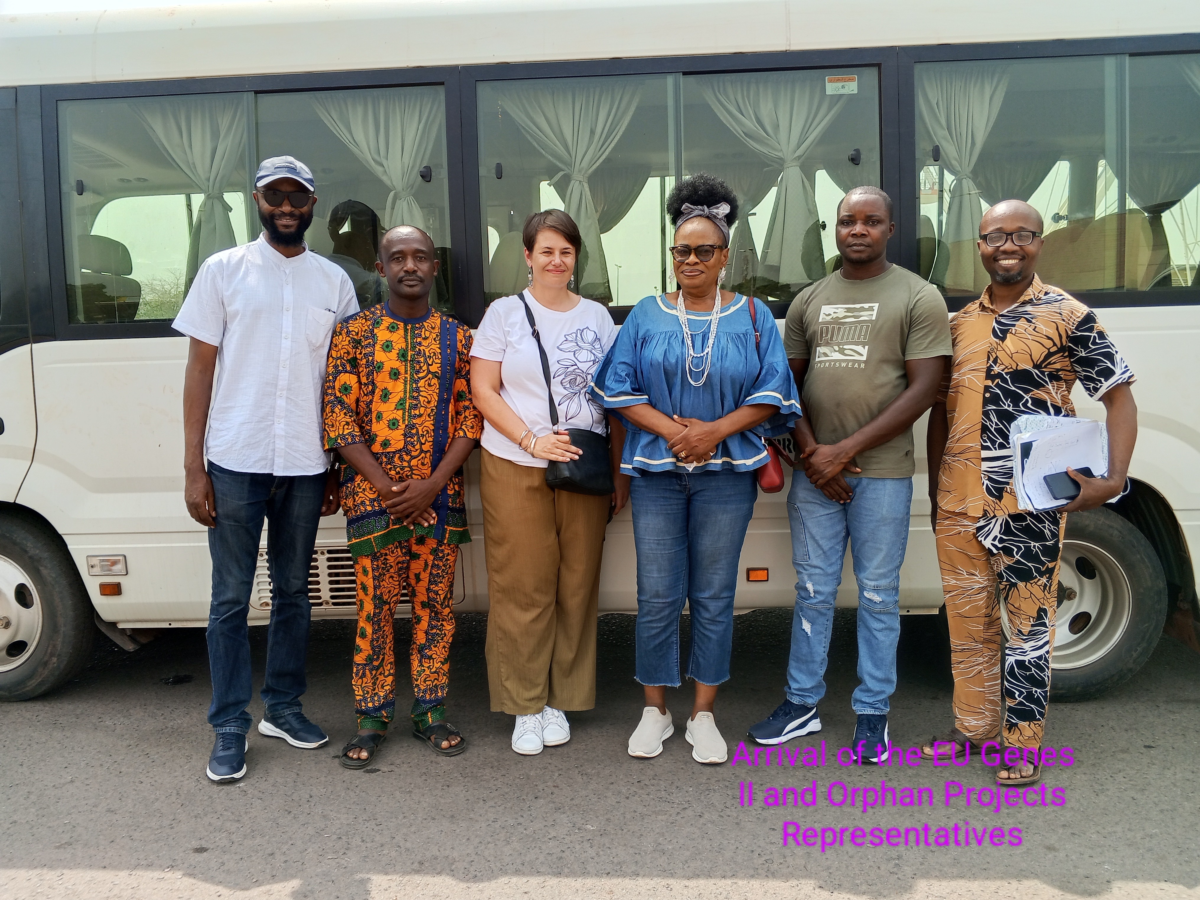 Arrival of the EU GENES II and Orphan Projects Representatives